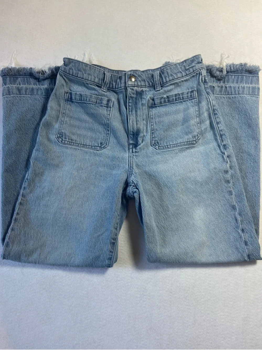 Madewell Light Blue Wide Leg Jeans
